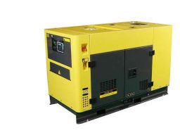 Silent diesel generator